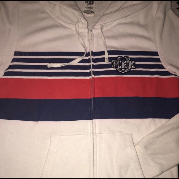 🛑📛SOLD📛🛑VS PINK Full Zip Hoodie. - Picture 5 of 8
